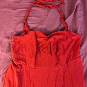 Torrid Retro Chic red Rockabilly halter dress size 1